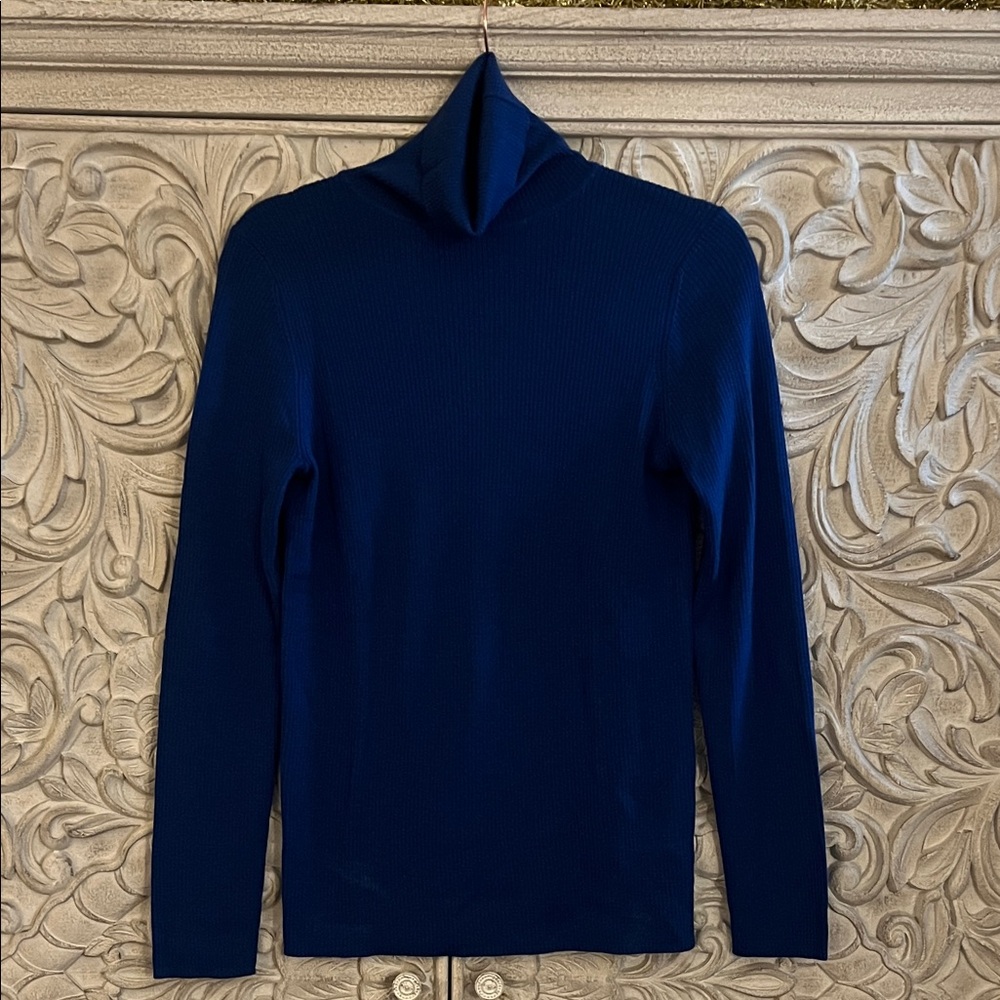 Uniqlo Ribbed Merino Wool Turtleneck Sweater